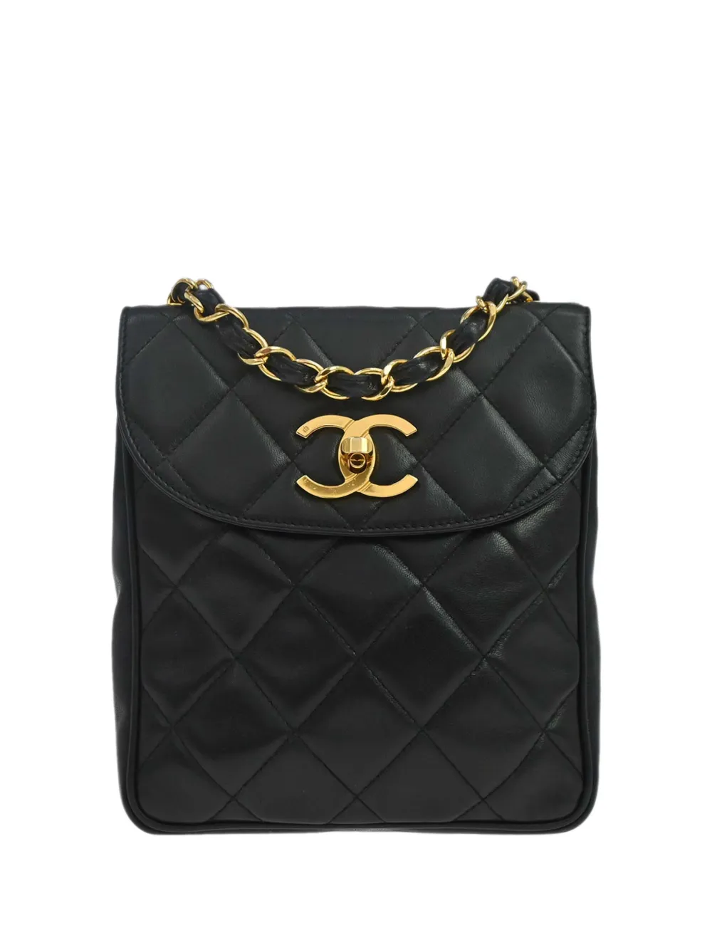 CHANEL Pre-Owned 1994-1996 CC turn-lock shoulder bag - Nero