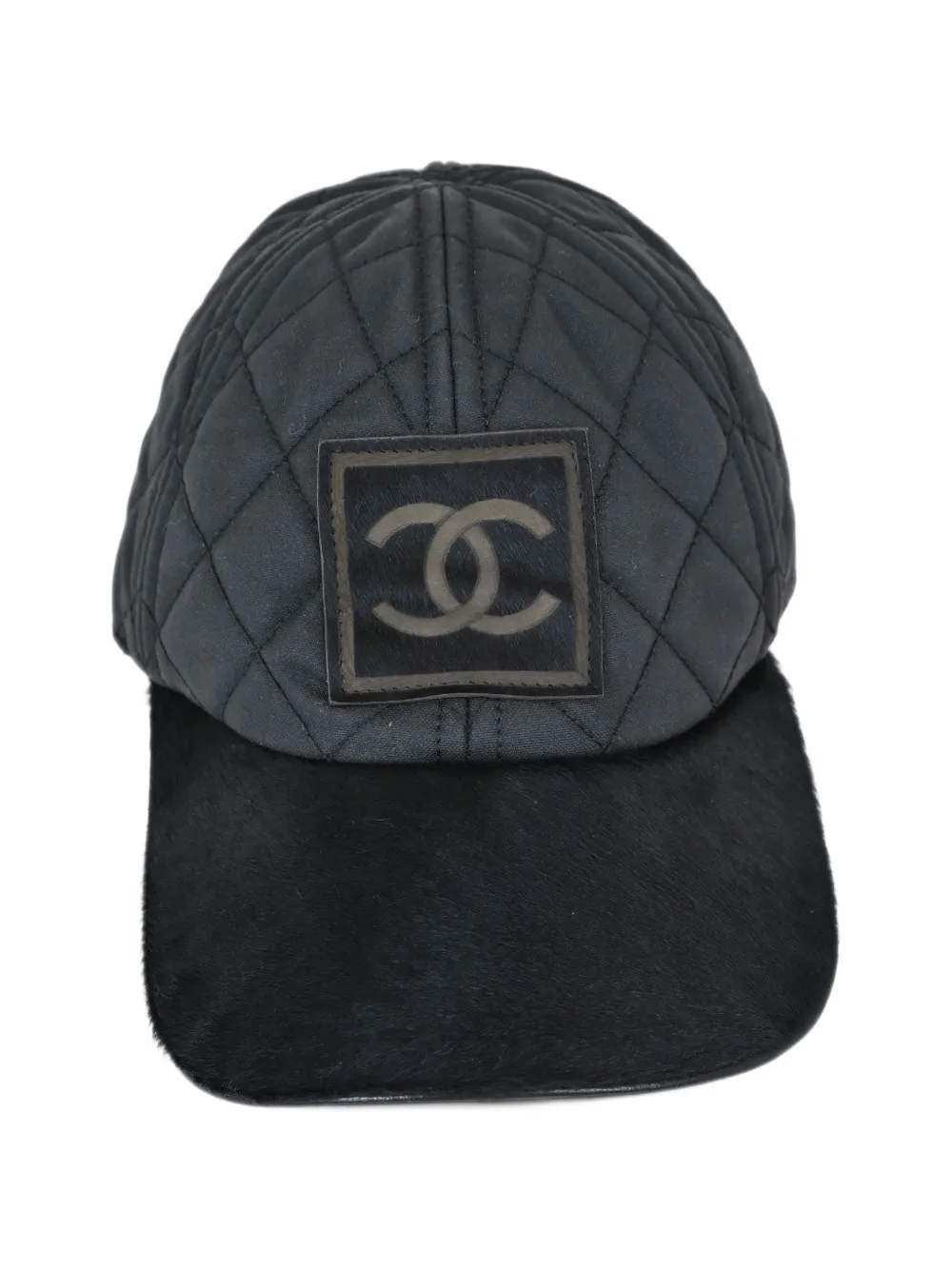 CHANEL Pre-Owned Sport Line quilted cap - Nero