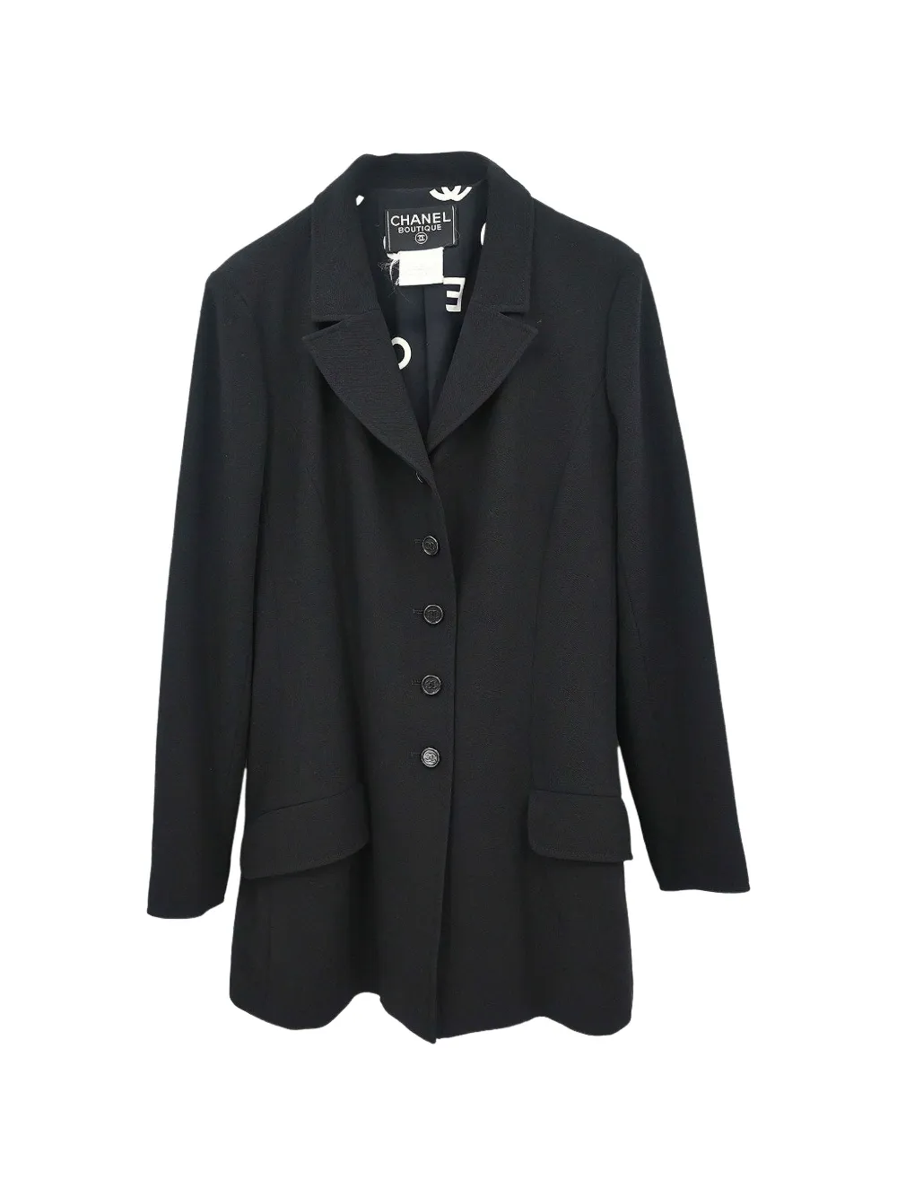 CHANEL Pre-Owned 1997 single-breasted jacket - Schwarz