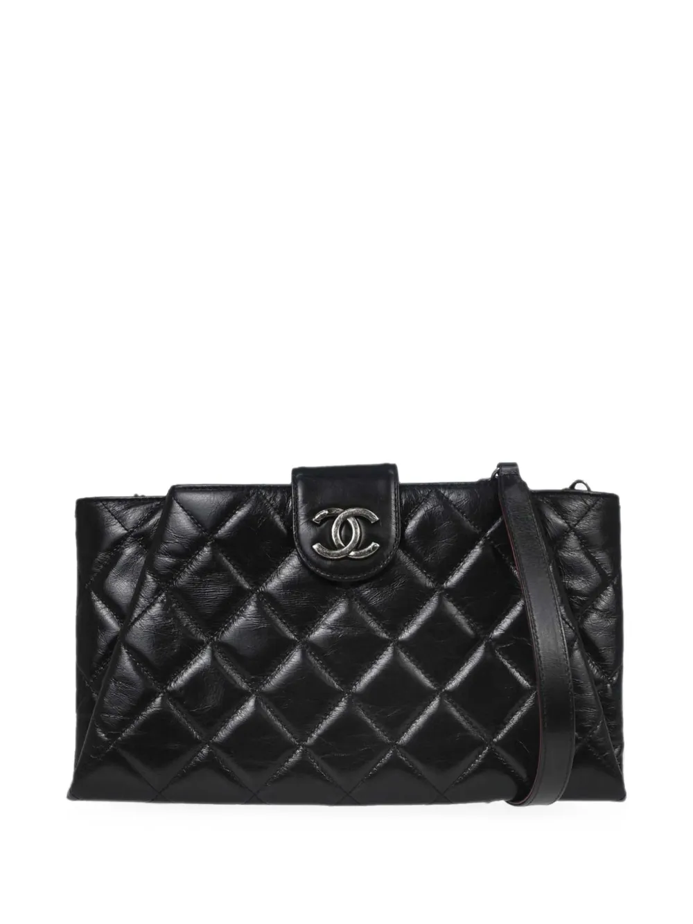 CHANEL Pre-Owned 2014-2015 Coco Pleats shoulder bag - Nero