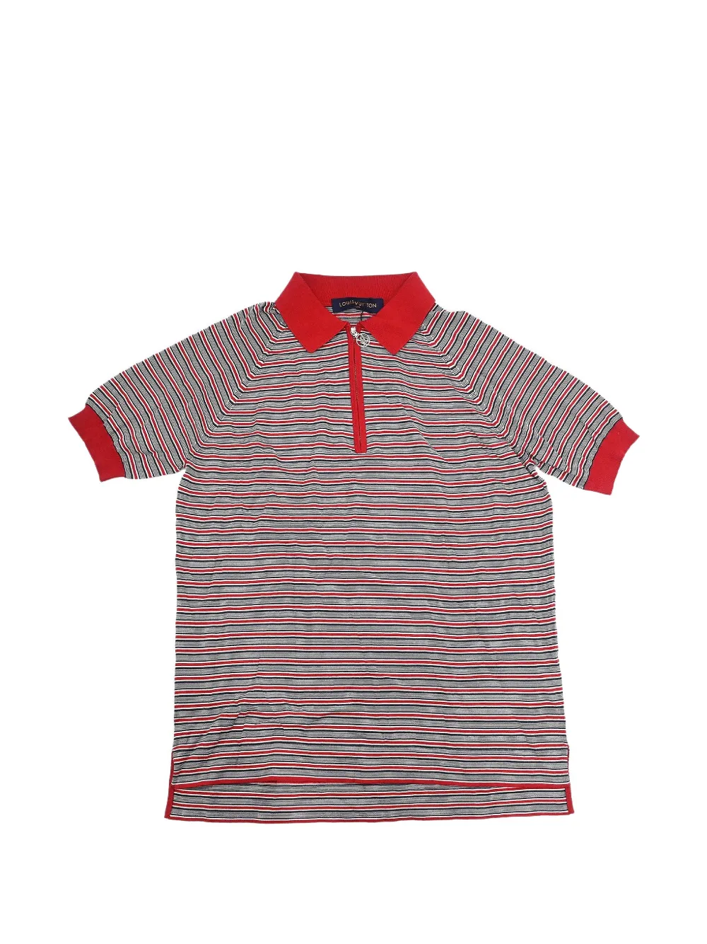 Louis Vuitton Pre-Owned 2018 striped short-sleeve polo shirt - Rosso