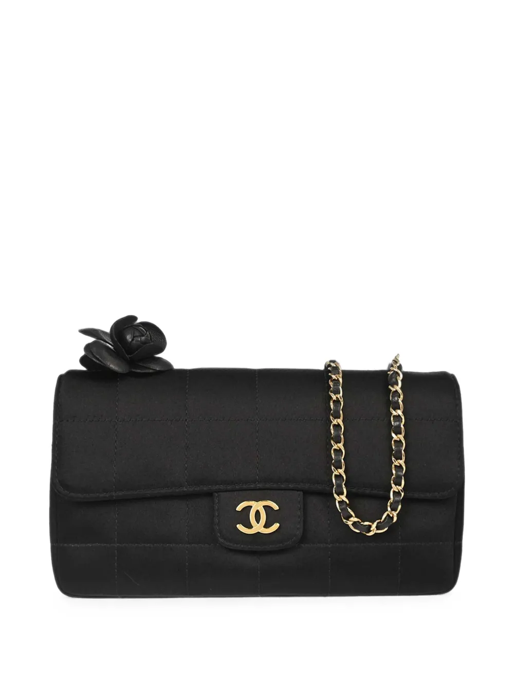 CHANEL Pre-Owned 2006-2008 Camellia Choco Bar shoulder bag - Nero