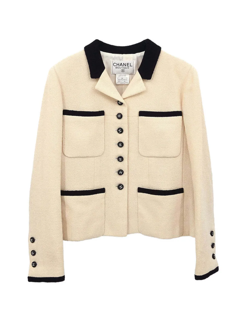 CHANEL Pre-Owned 1996 single-breasted jacket - Neutrals
