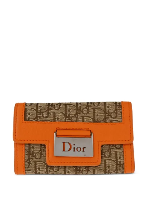 Christian Dior Pre-Owned small Trotter logo-plaque key case
