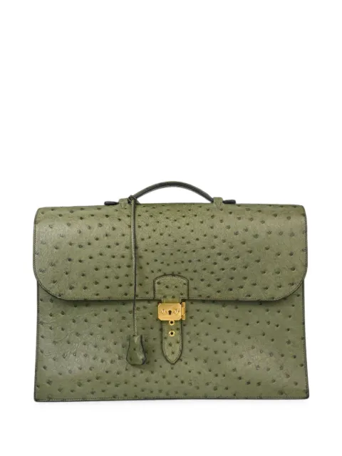 Hermès Pre-Owned 1999 41 Sac a Depeches Ostrich leather handbag