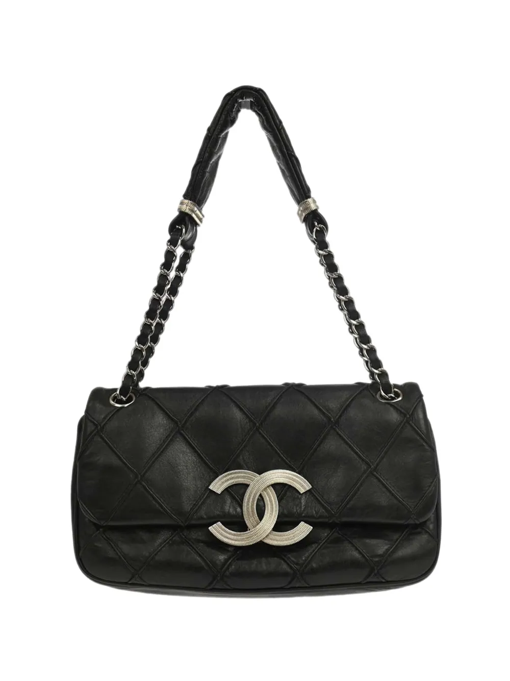 CHANEL Pre-Owned 2008-2009 CC flap handbag - Black