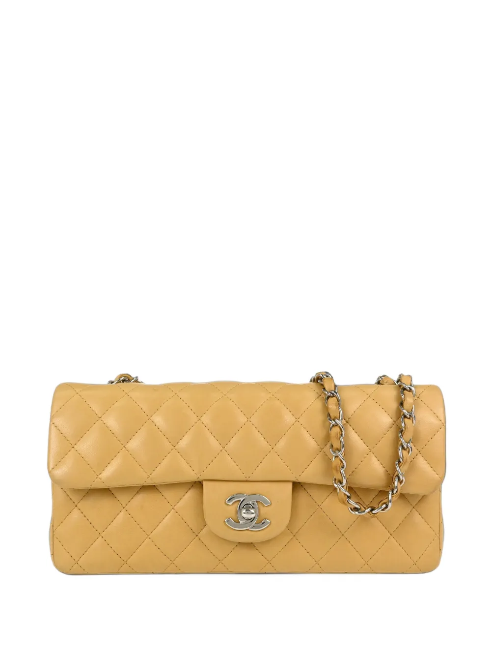 CHANEL Pre-Owned 2004-2005 East West quilted shoulder bag - Toni neutri