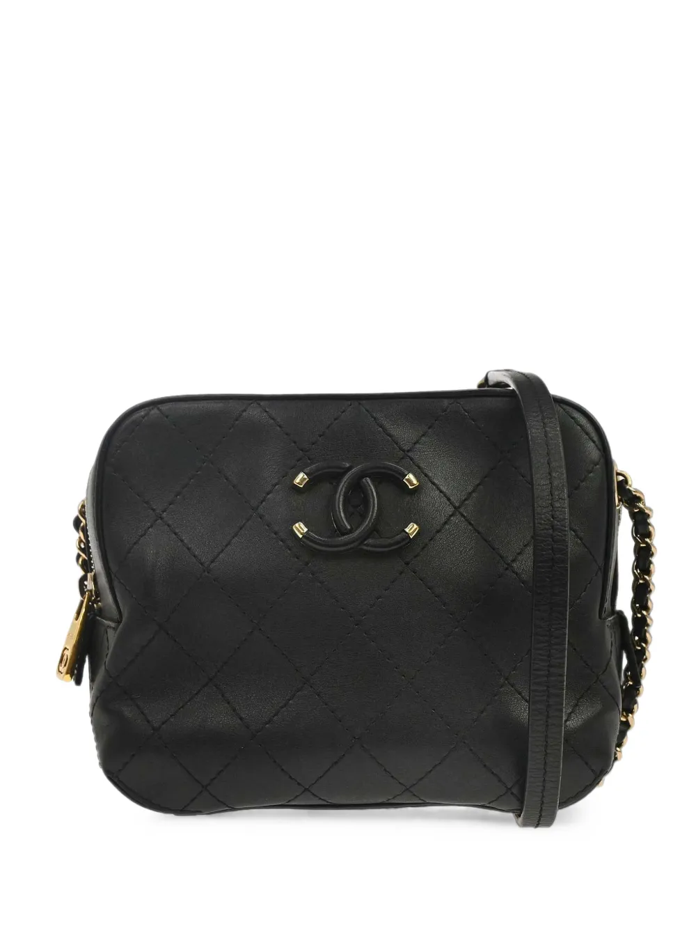 CHANEL Pre-Owned 2019 quilted CC camera bag - Nero