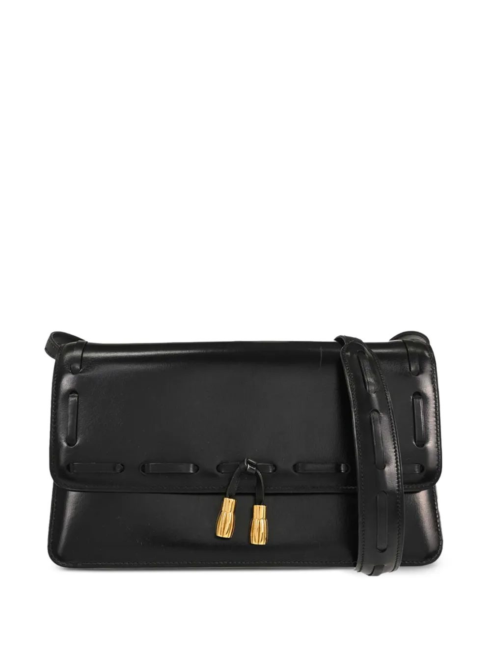 Hermès Pre-Owned 1981 tassel shoulder bag - Schwarz