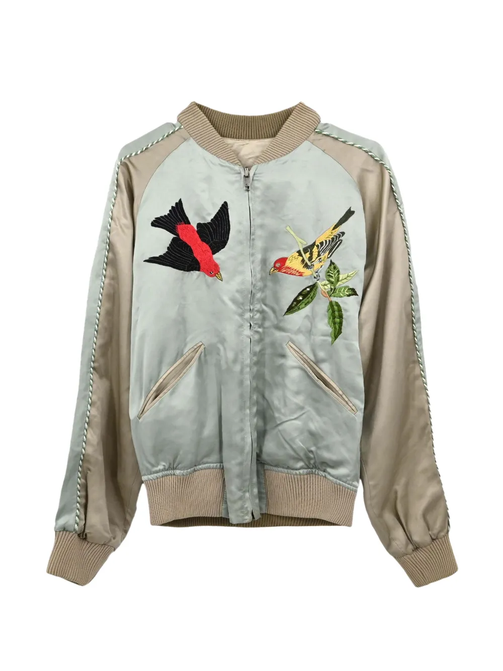 Gucci Pre-Owned reversible embroidery jacket - Grau