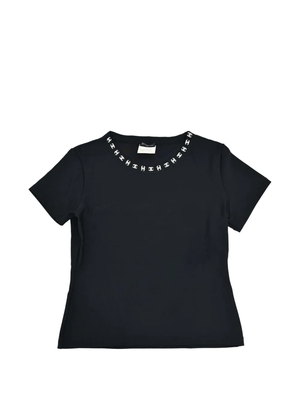 CHANEL Pre-Owned 1997 Interlocking CC T-shirt - Nero