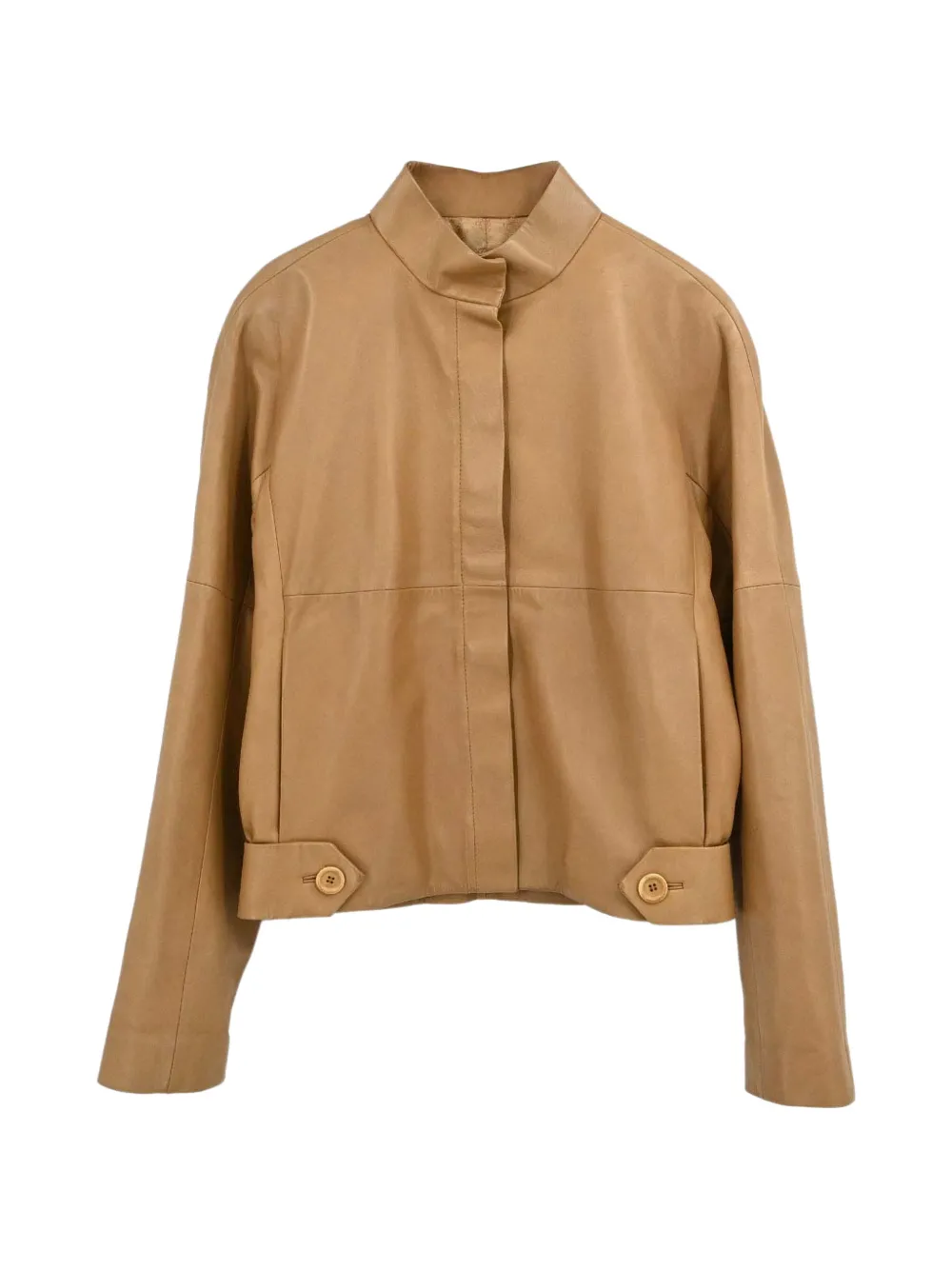 Loewe Pre-Owned leather jacket - Tons neutres