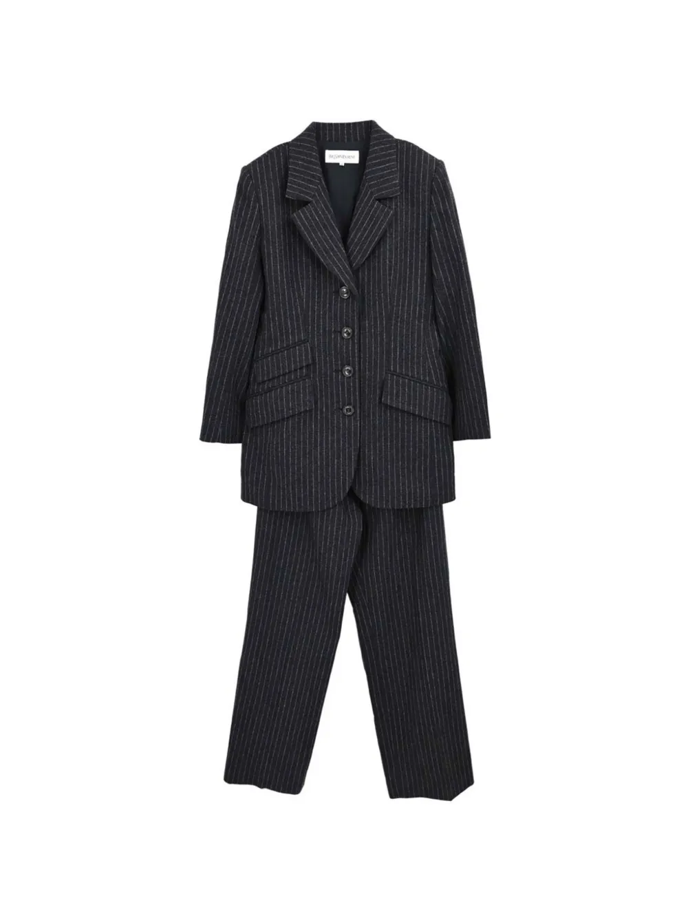 Saint Laurent Pre-Owned pinstripe-print suit - Grigio