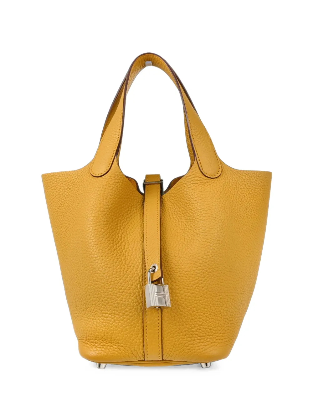 Hermès Pre-Owned 201818 18 PM Picotin Lock tote bag - Jaune Hermès Pre-Owned 201818 18 PM Picotin Lock tote bag - Jaune