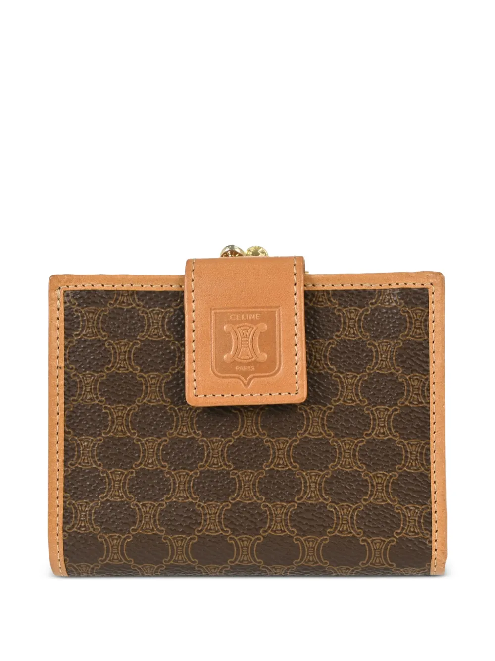 Celine Pre-Owned Macadam bifold wallet - Braun