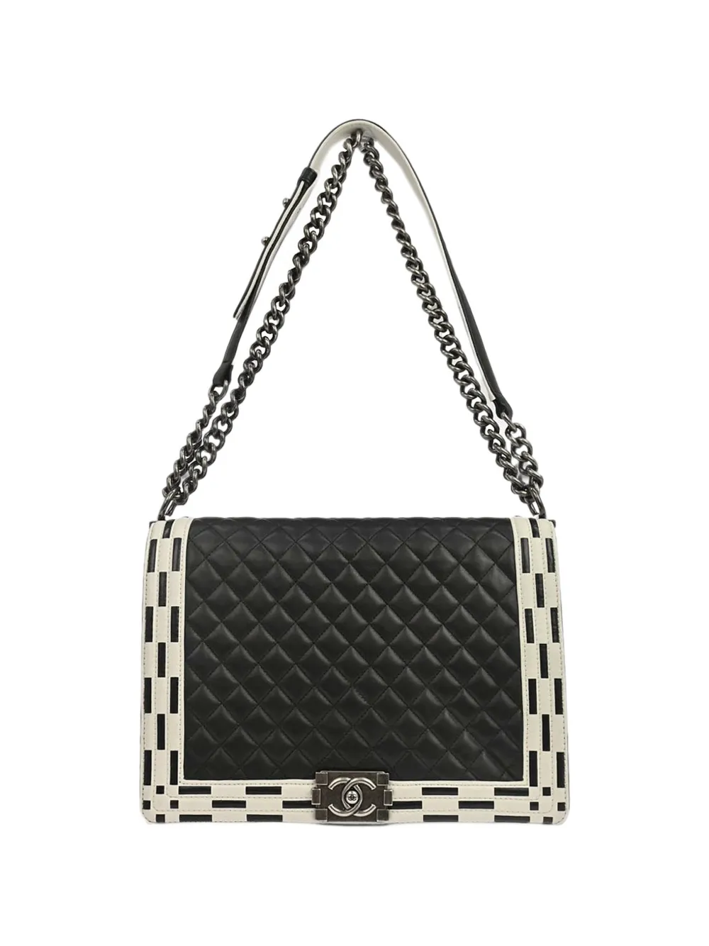 CHANEL Pre-Owned 2014 Boy Chanel quilted shoulder bag - Nero