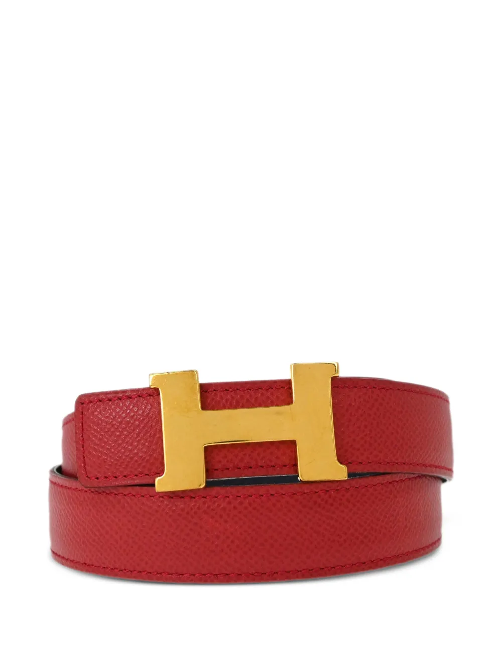 Hermès Pre-Owned 1996 Constance reversible belt - Rot
