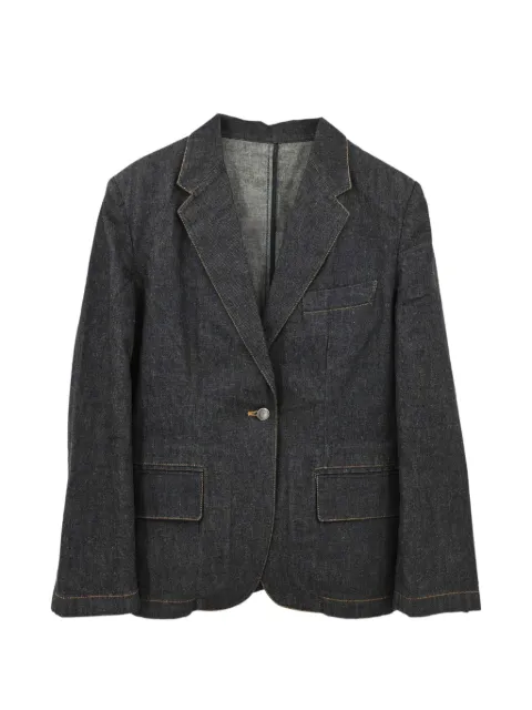 Gucci Pre-Owned 2000 notched-lapel denim jacket