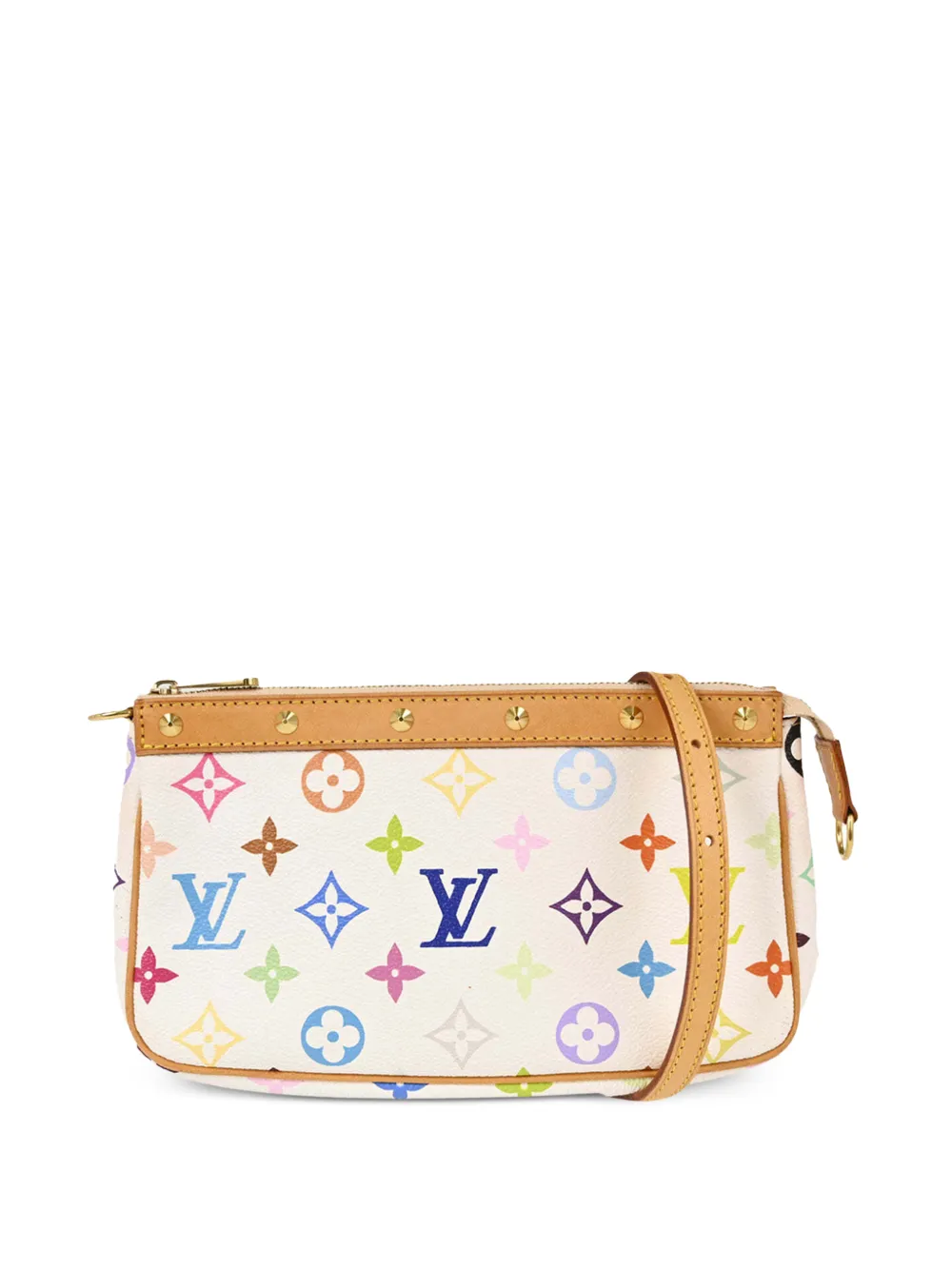 Louis Vuitton Pre-Owned Pochette Monogram shoulder bag - Bianco