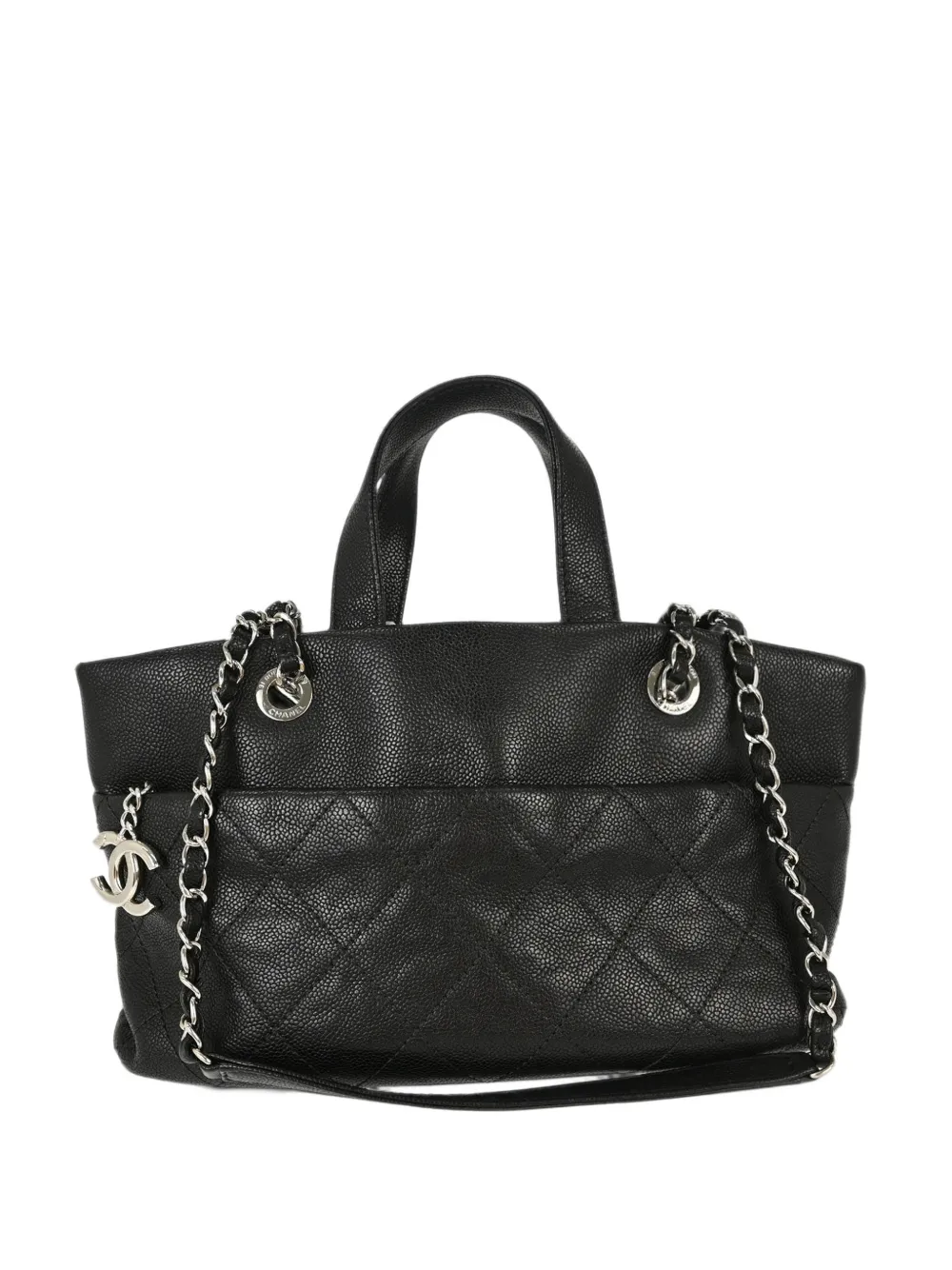 CHANEL Pre-Owned 2014-2015 2way quilted tote bag - Nero