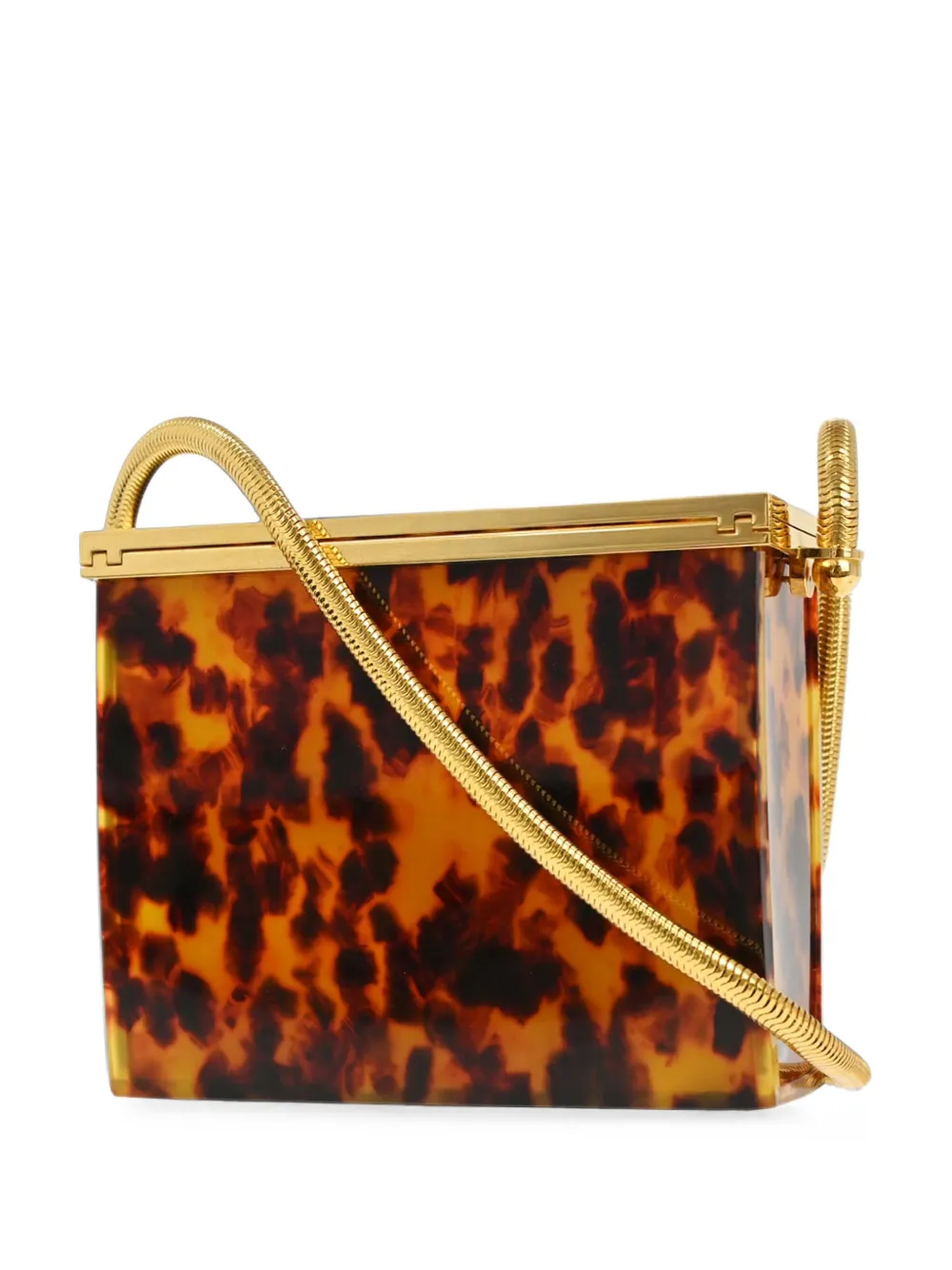 CHANEL Pre-Owned 1997 CC tortoiseshell-effect shoulder bag - Marrone