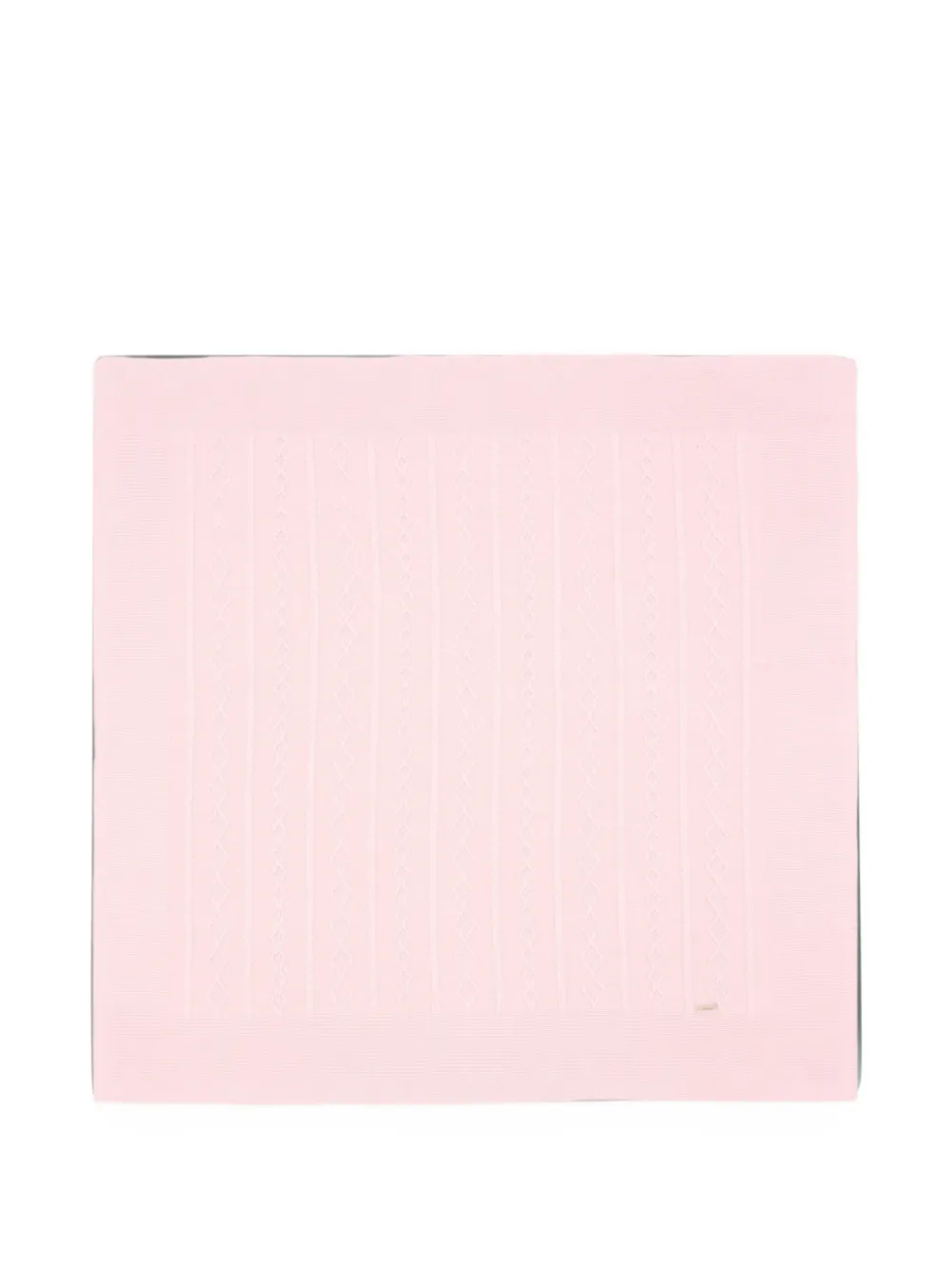 Martin Aranda pointelle-knit blanket - Rosa