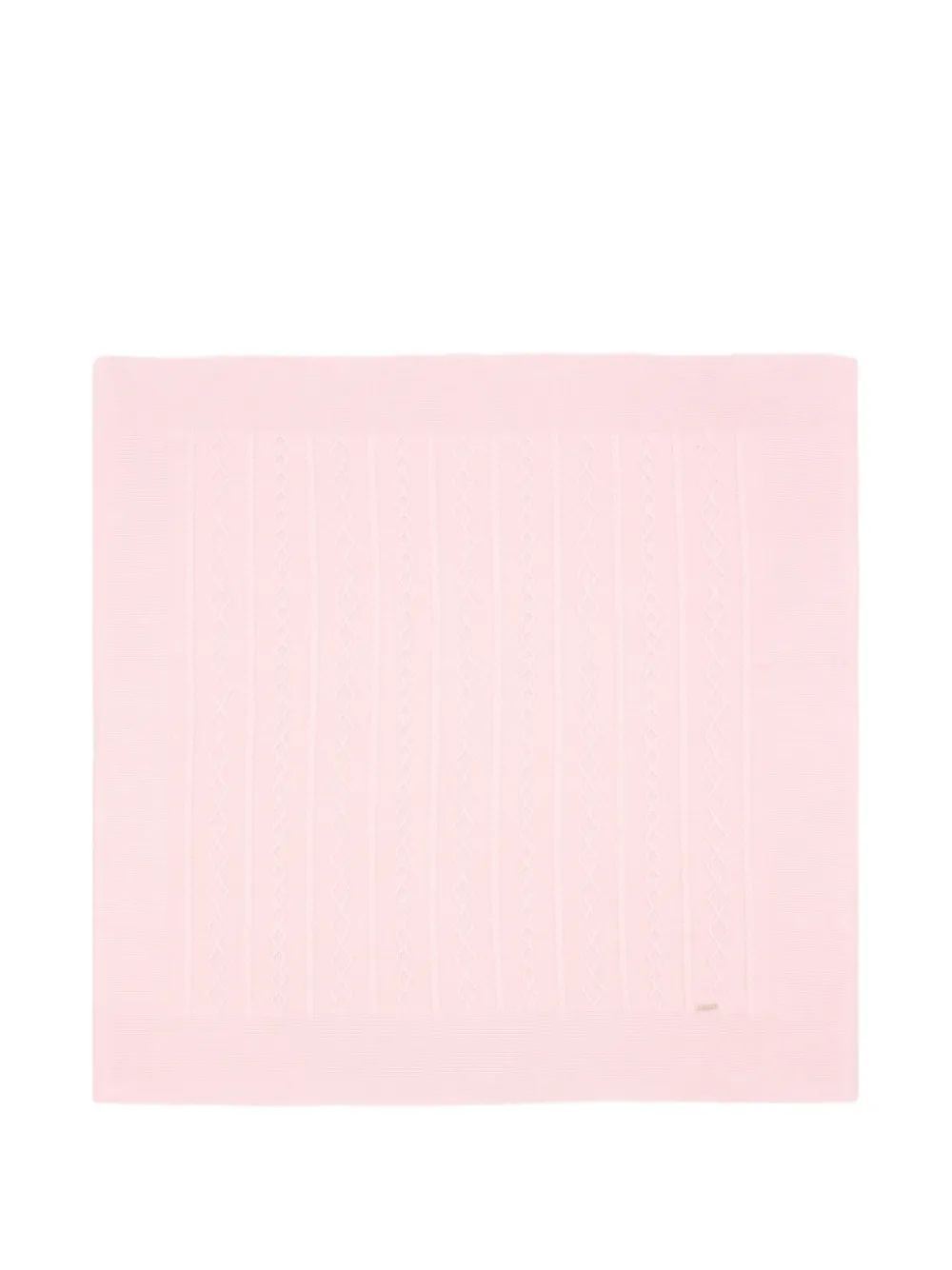 Martin Aranda pointelle-knit blanket - Rosa