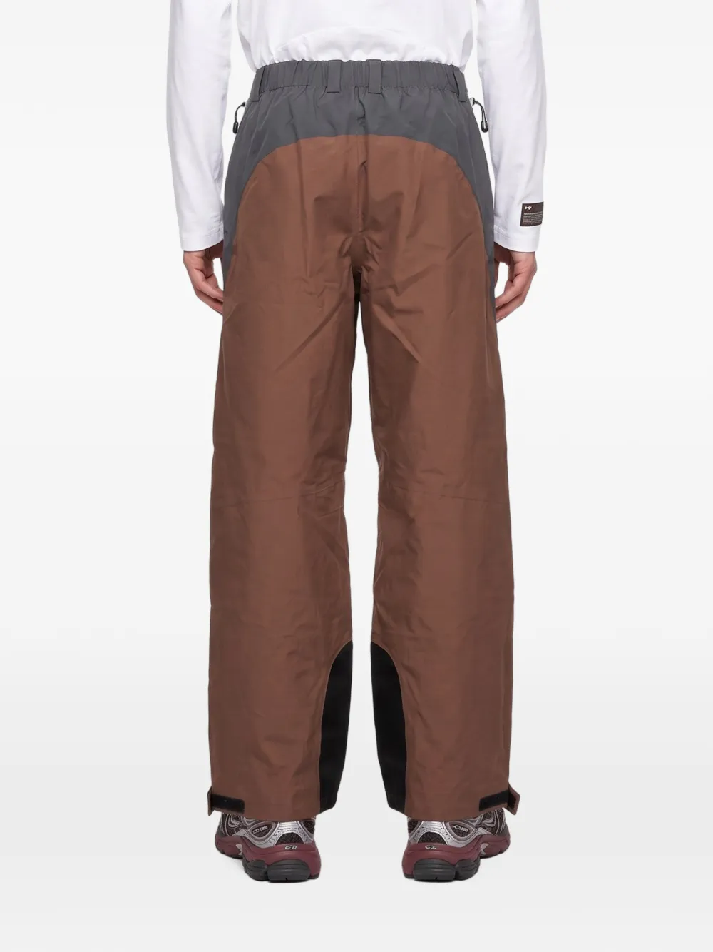 Oakley colour-block panelled ski pants Grijs