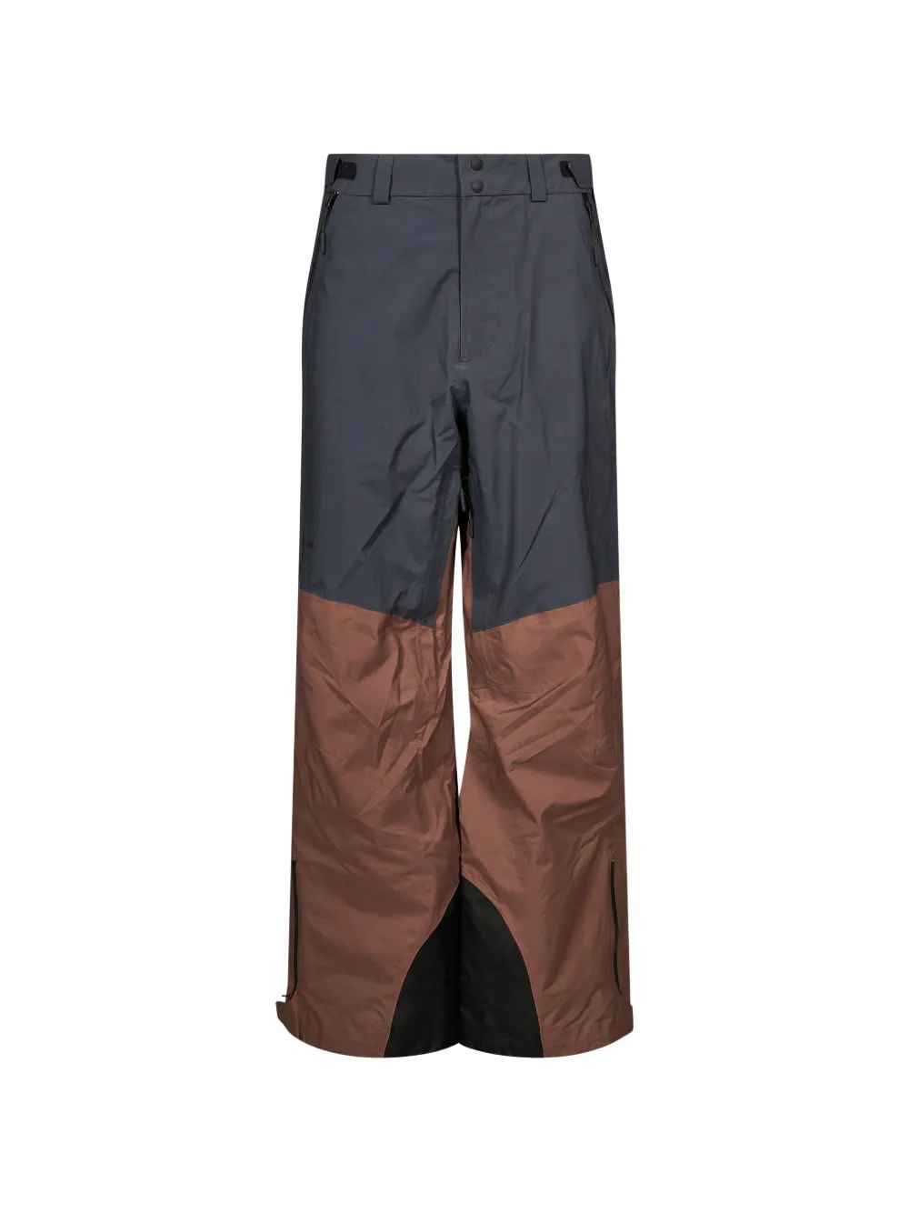 Oakley colour-block panelled ski pants Grijs
