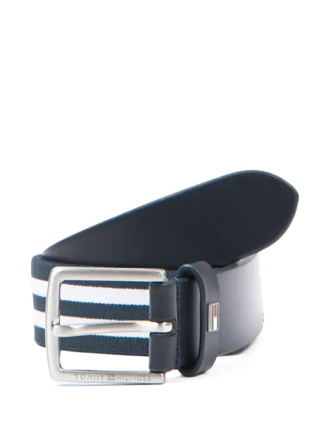 Tommy Hilfiger Junior striped buckle-fastening belt