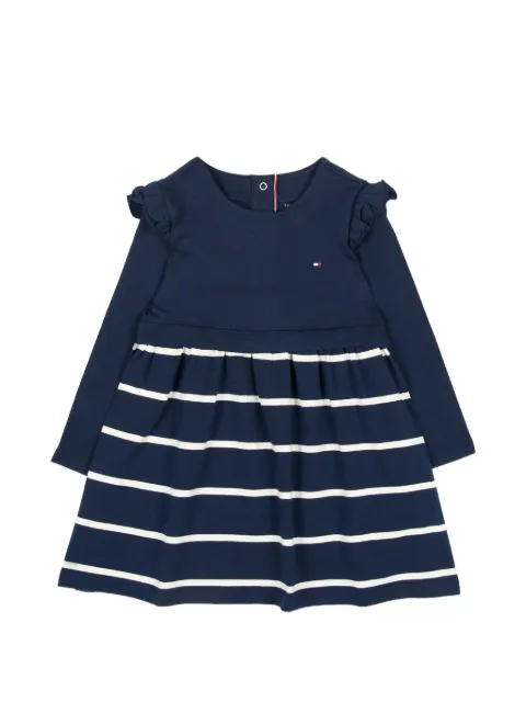 Tommy Hilfiger Junior ruffled striped dress