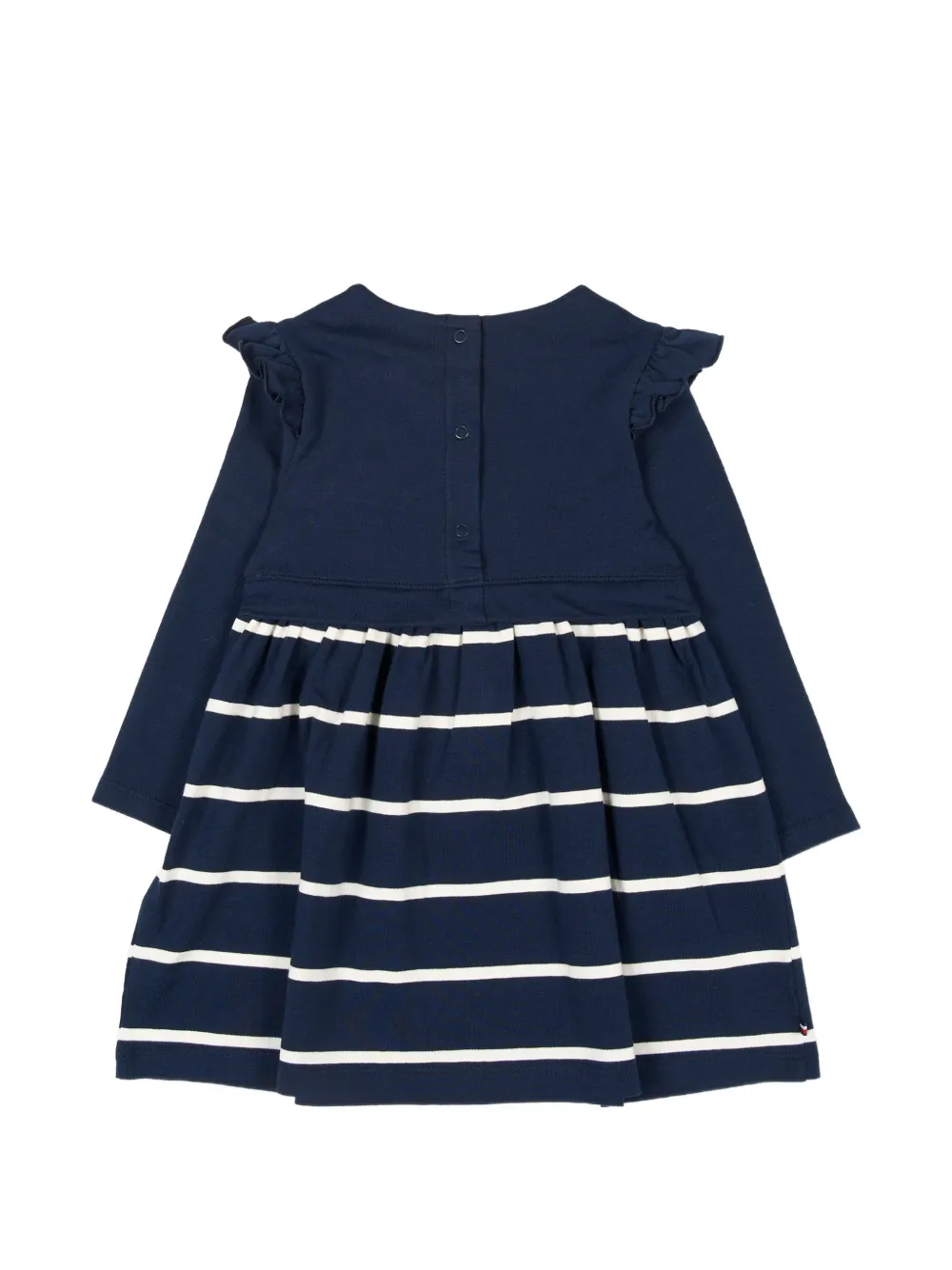 Tommy Hilfiger Junior Jurk met ruches Blauw