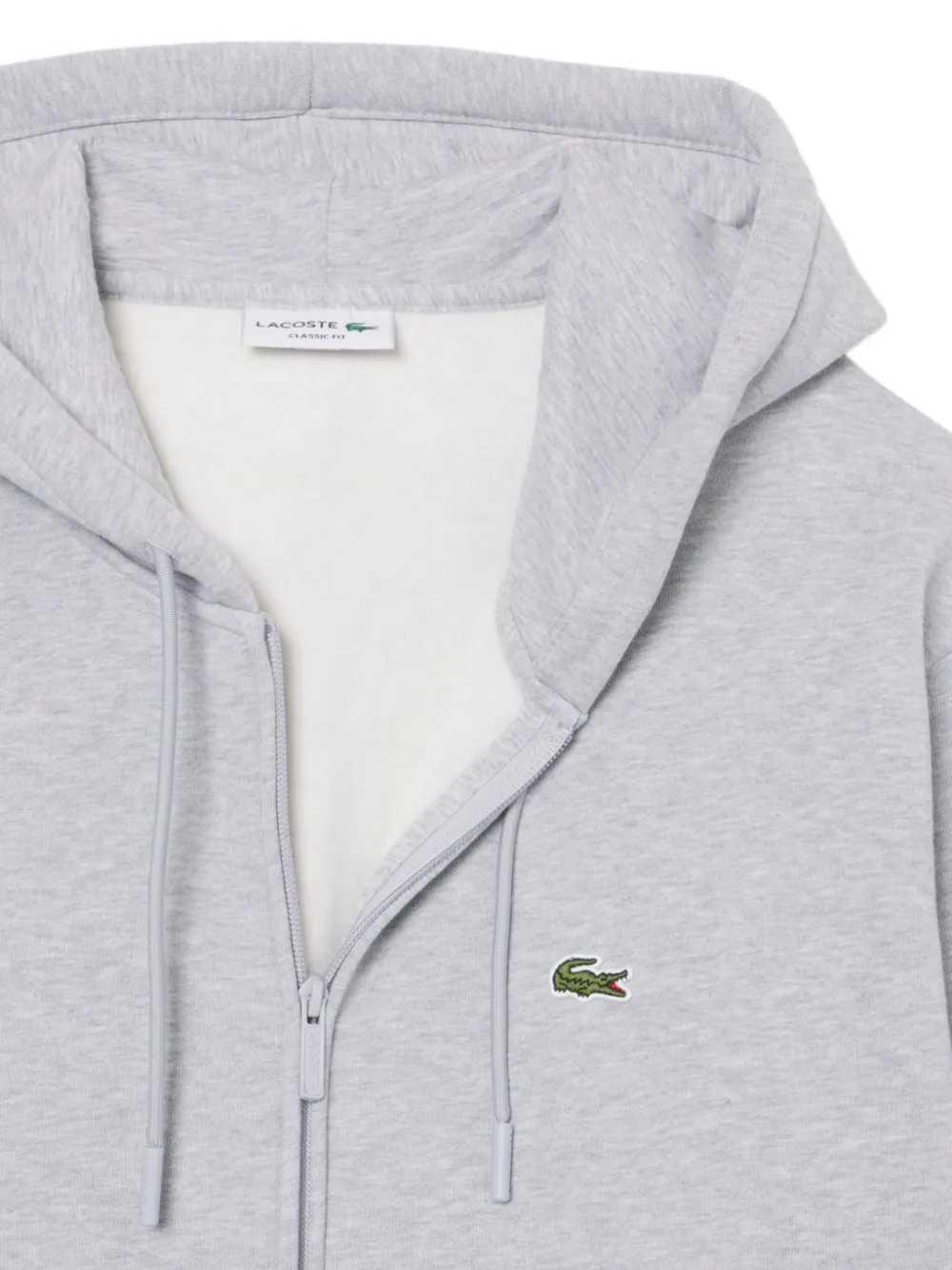Lacoste Fleece hoodie Grijs