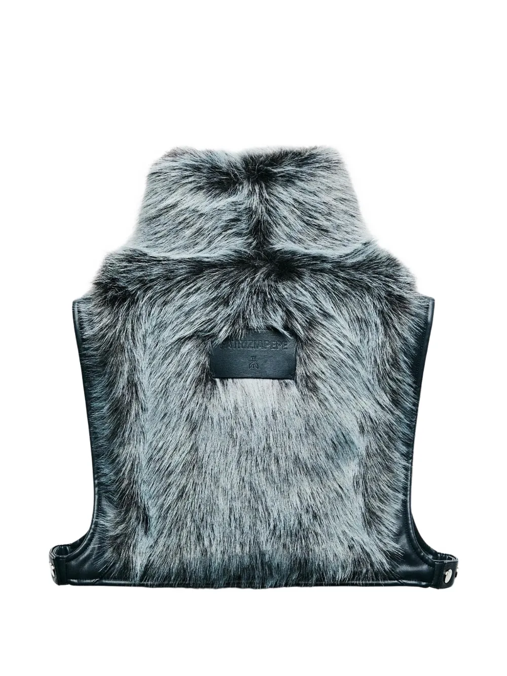 Patrizia Pepe Soft faux-fur gilet Grijs