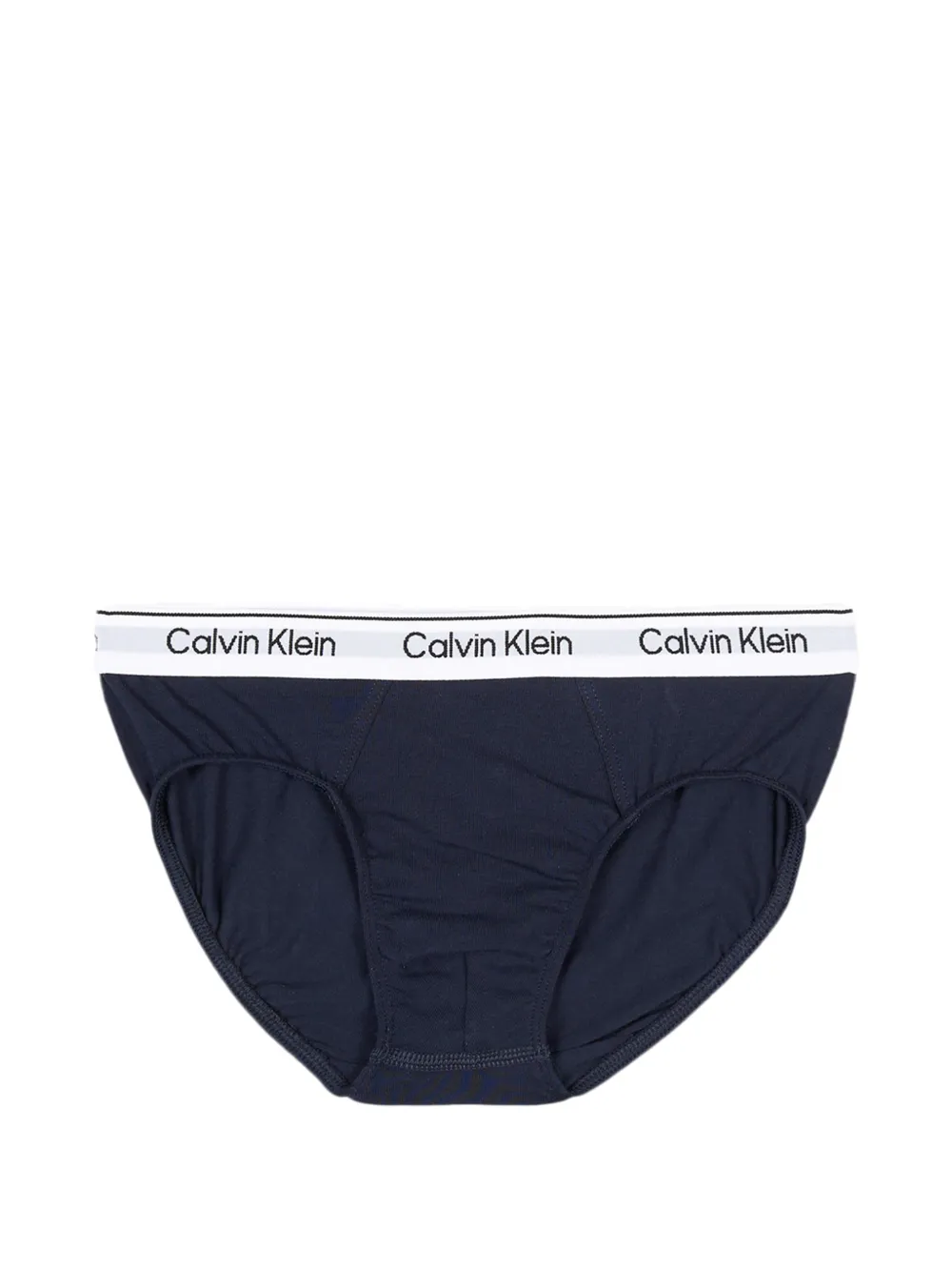 Calvin Klein Kids Twee onderbroeken met logo-tailleband Zwart