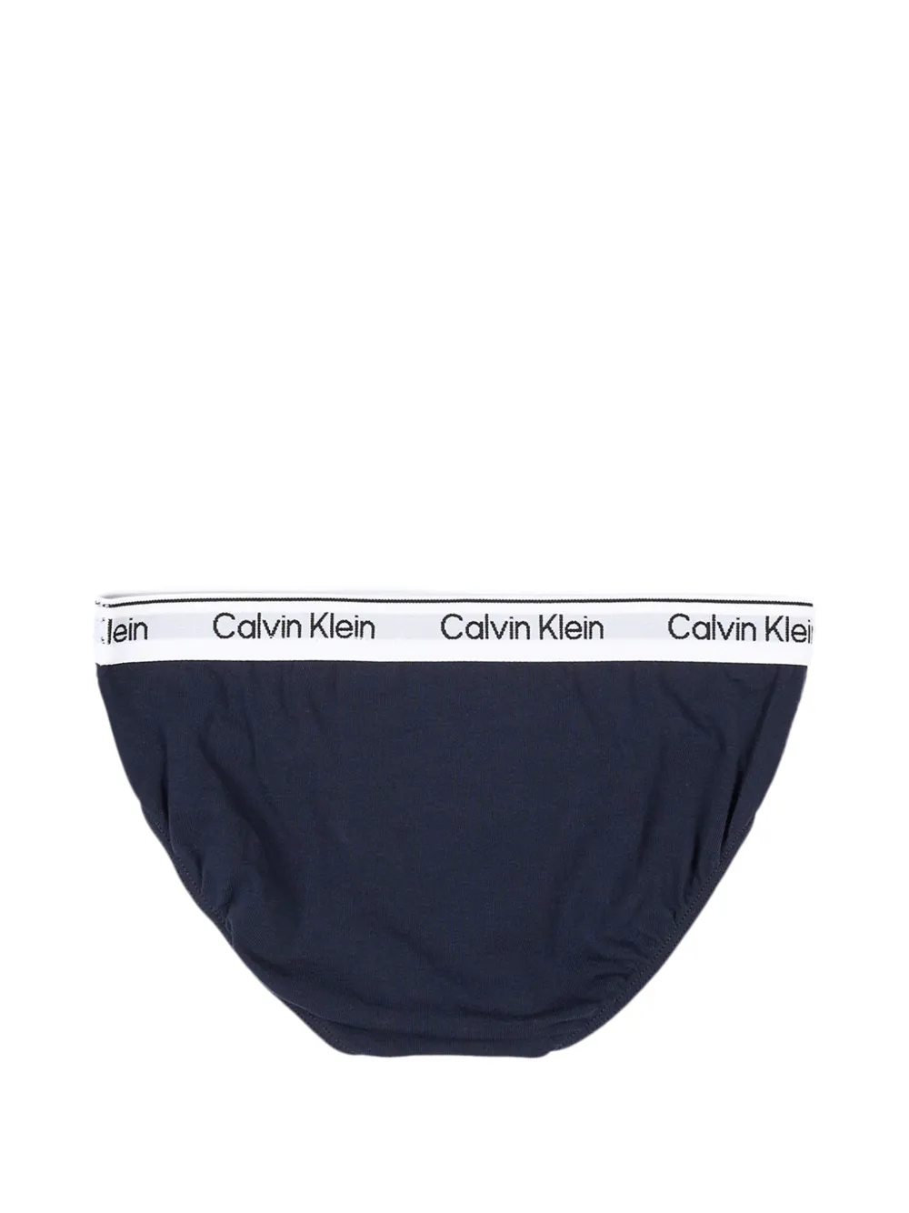 Calvin Klein Kids Twee onderbroeken met logo-tailleband Zwart