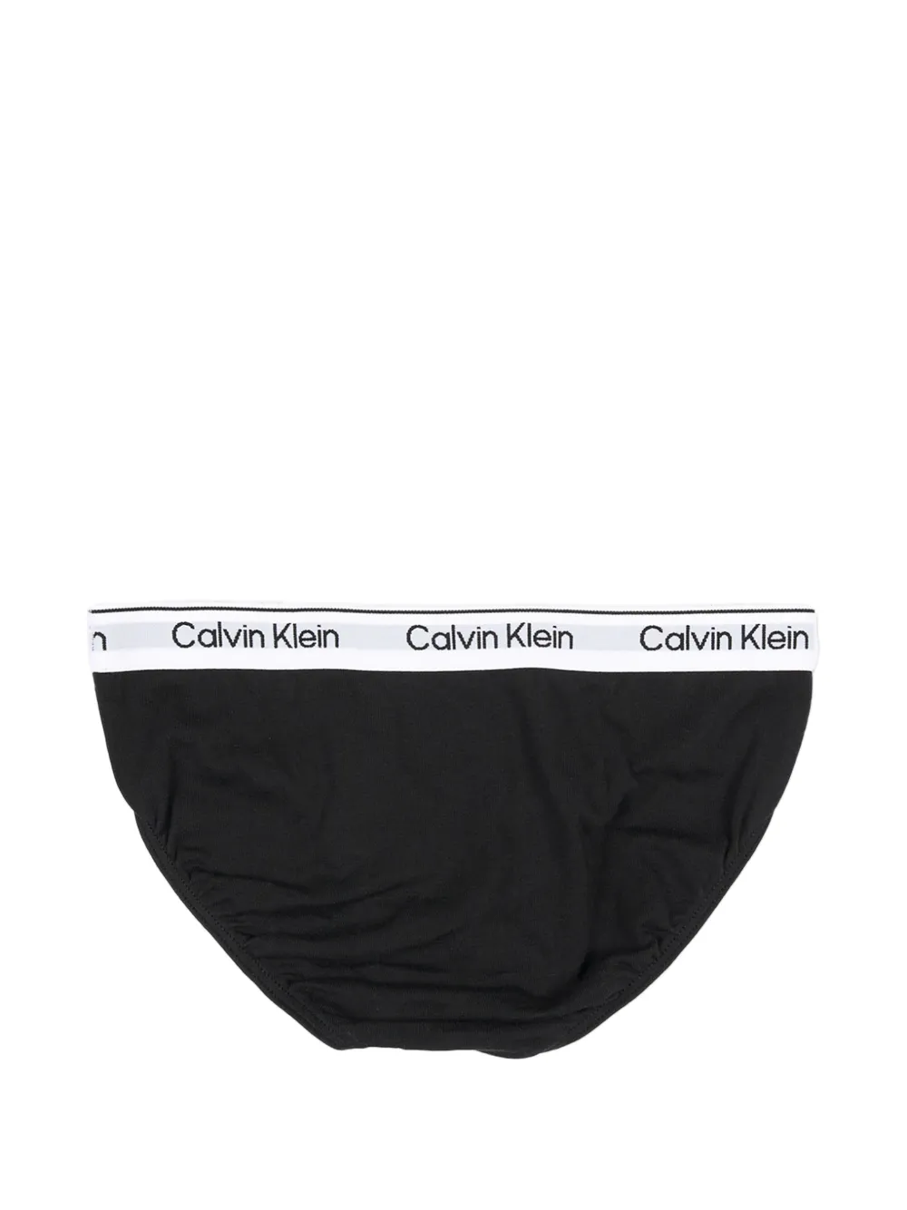 Calvin Klein Kids Twee onderbroeken met logo-tailleband Zwart