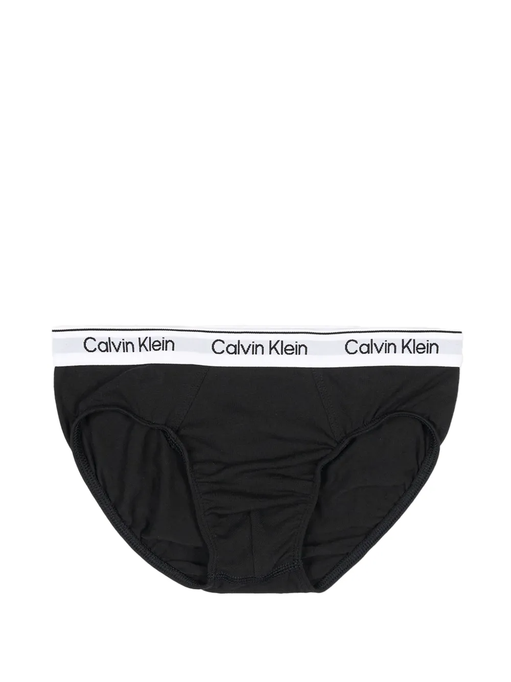 Calvin Klein Kids Twee onderbroeken met logo-tailleband Zwart