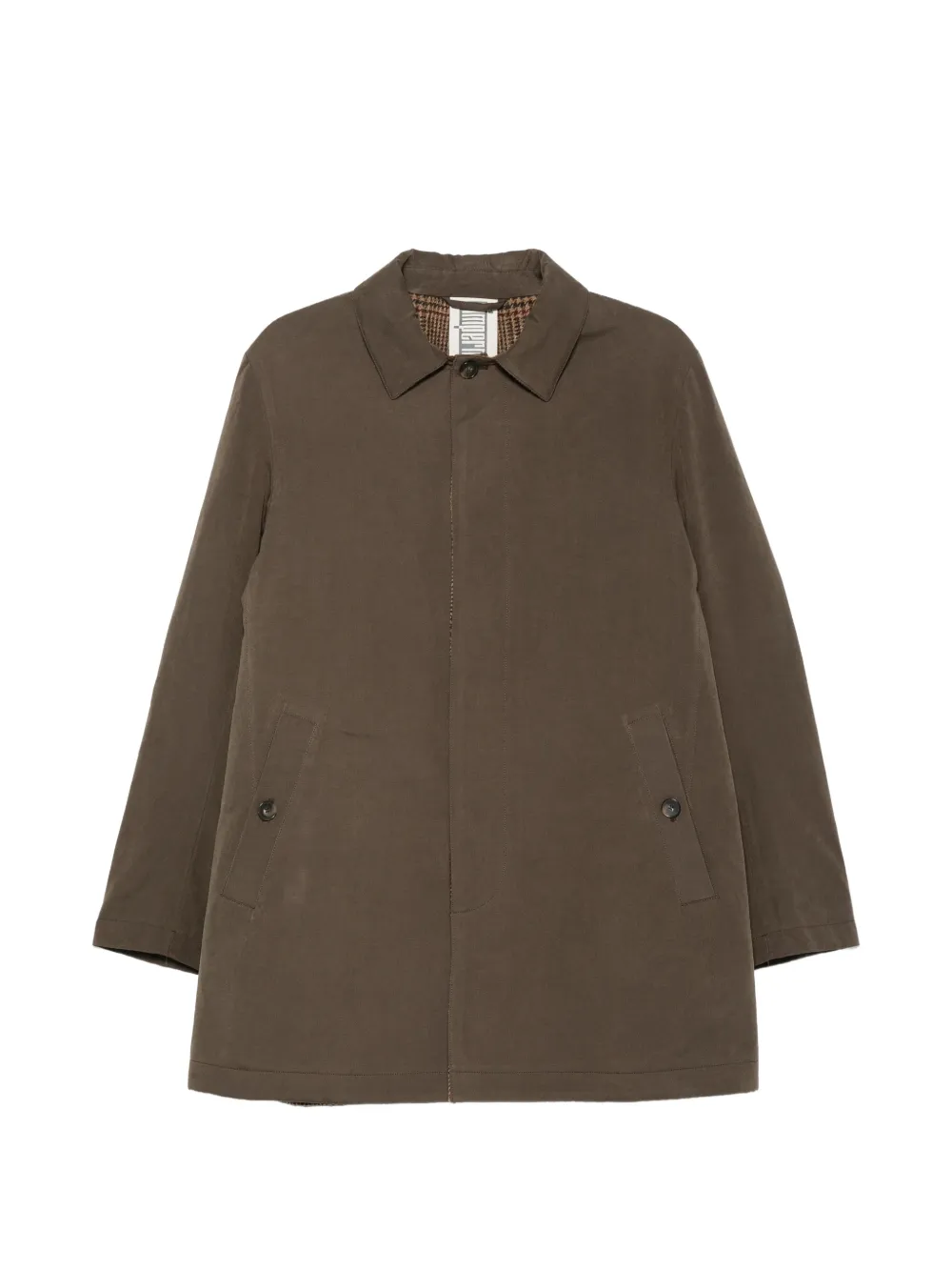 L'impermeabile Brando button-fastening shirt-collar coat - Marron L'impermeabile Brando button-fastening shirt-collar coat - Marron