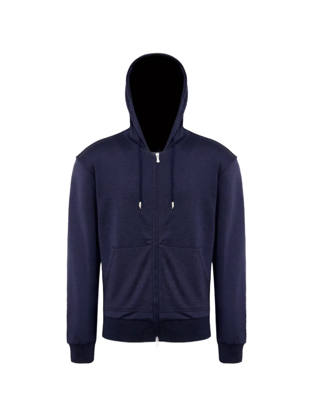 Eleventy Hoodie met rits Blauw