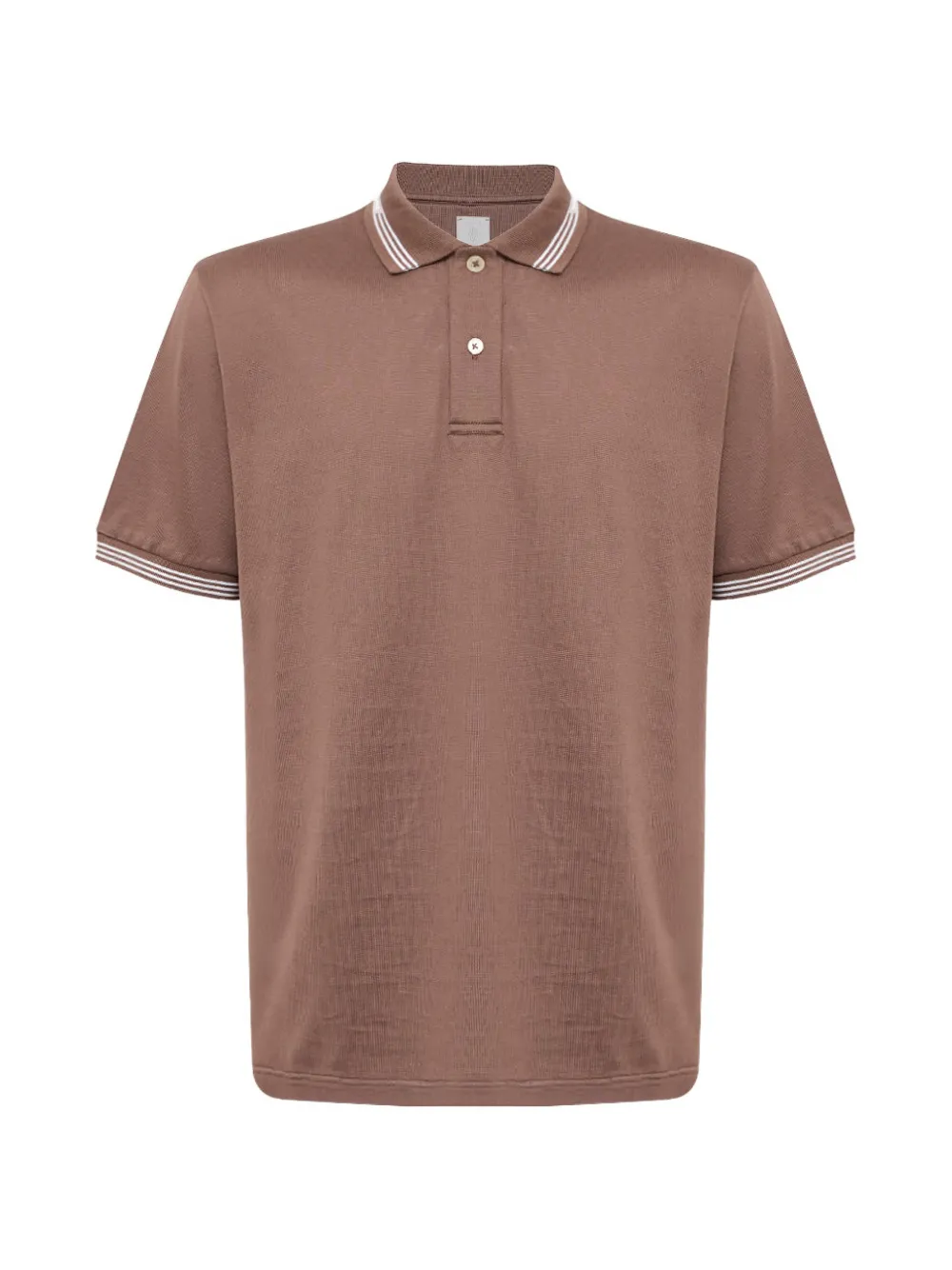 Eleventy short-sleeve polo shirt - Marrone