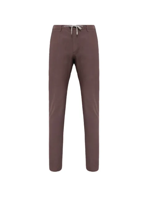 Eleventy drawstring cotton trousers