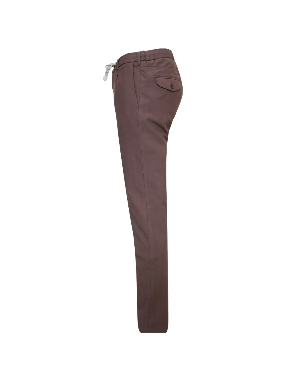 Eleventy drawstring cotton trousers Bruin