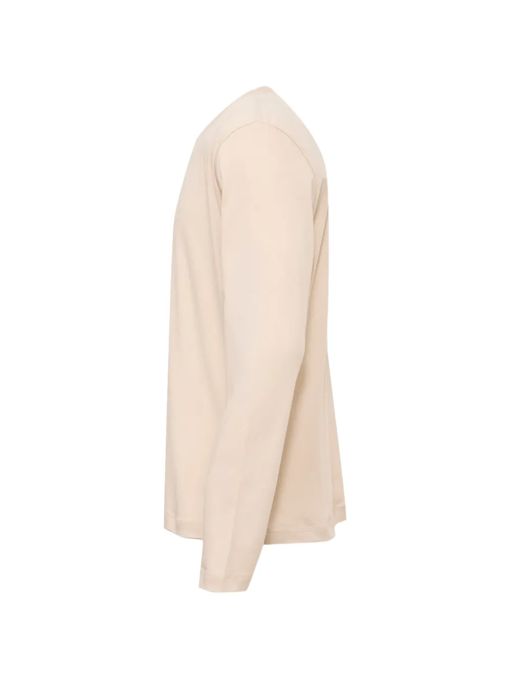 Eleventy long-sleeve crew-neck T-shirt Beige