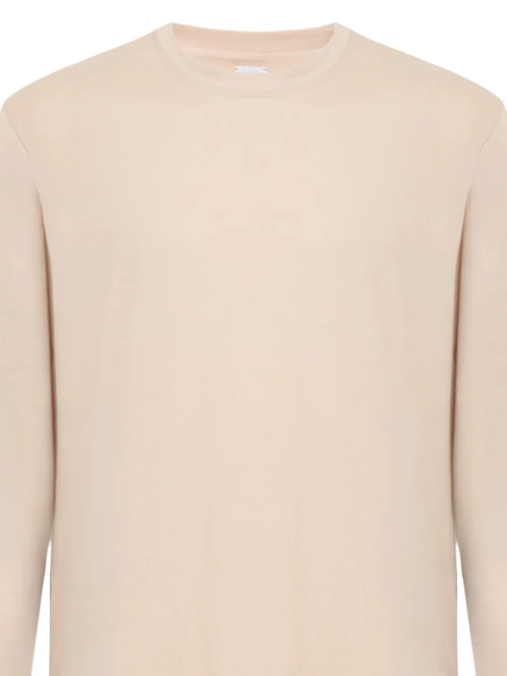 Eleventy long-sleeve crew-neck T-shirt Beige