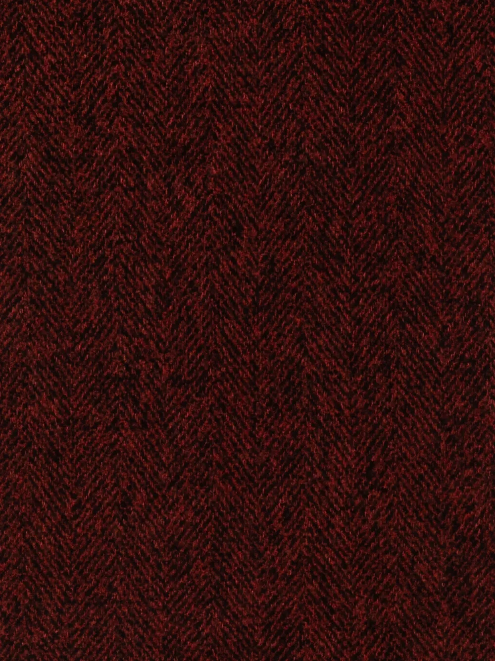 Faliero Sarti Resky herringbone-pattern frayed-edge scarf Rood