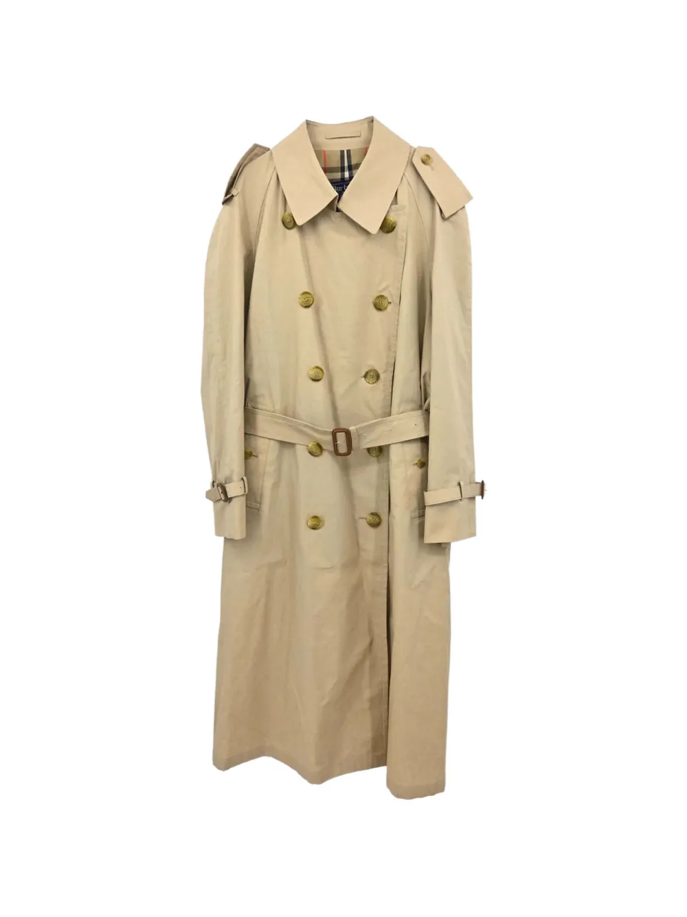 Burberry Pre-Owned double-breasted belted trench coat - Toni neutri