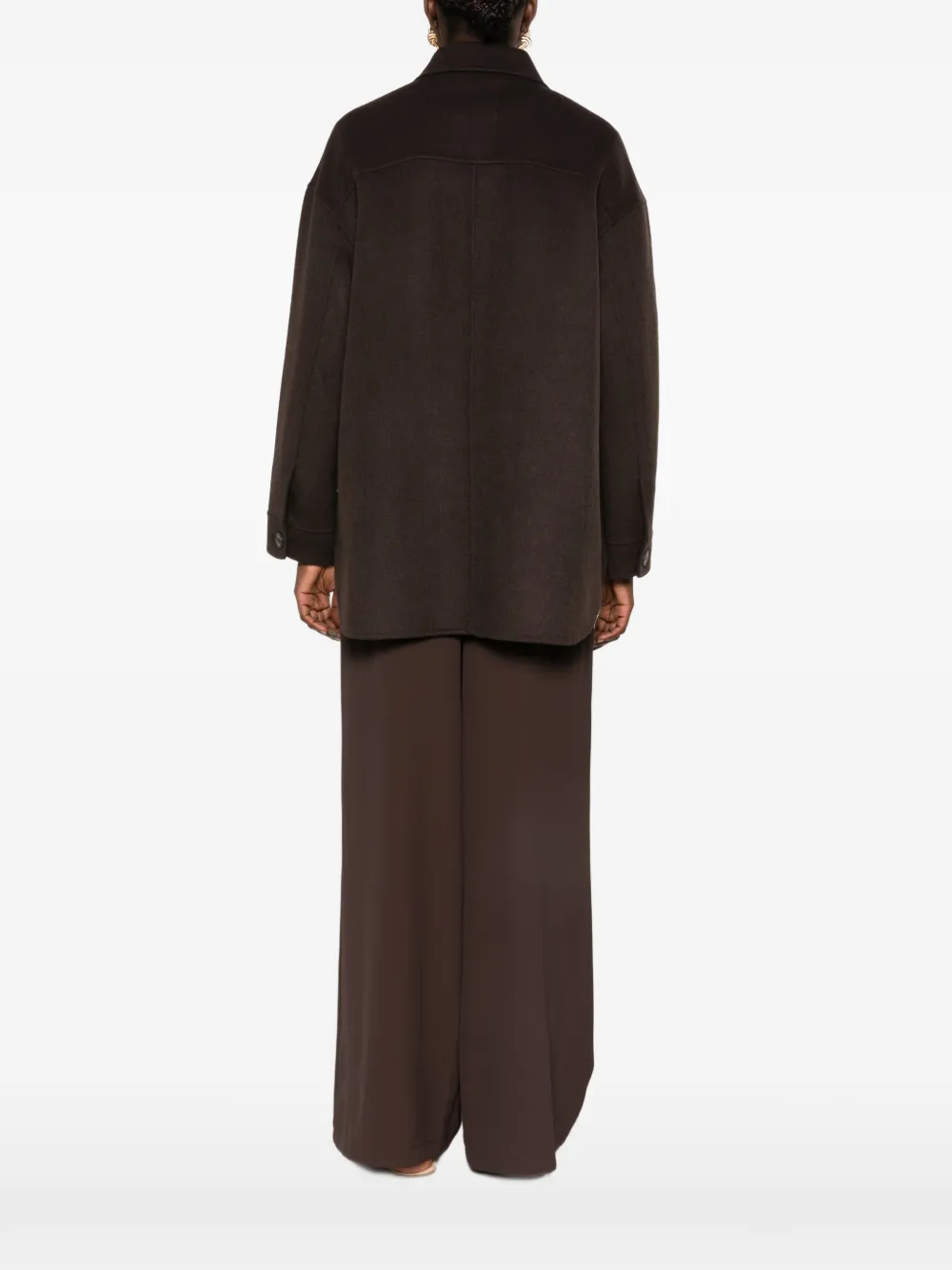 Vicolo Patch-pocket Jacket In Brown