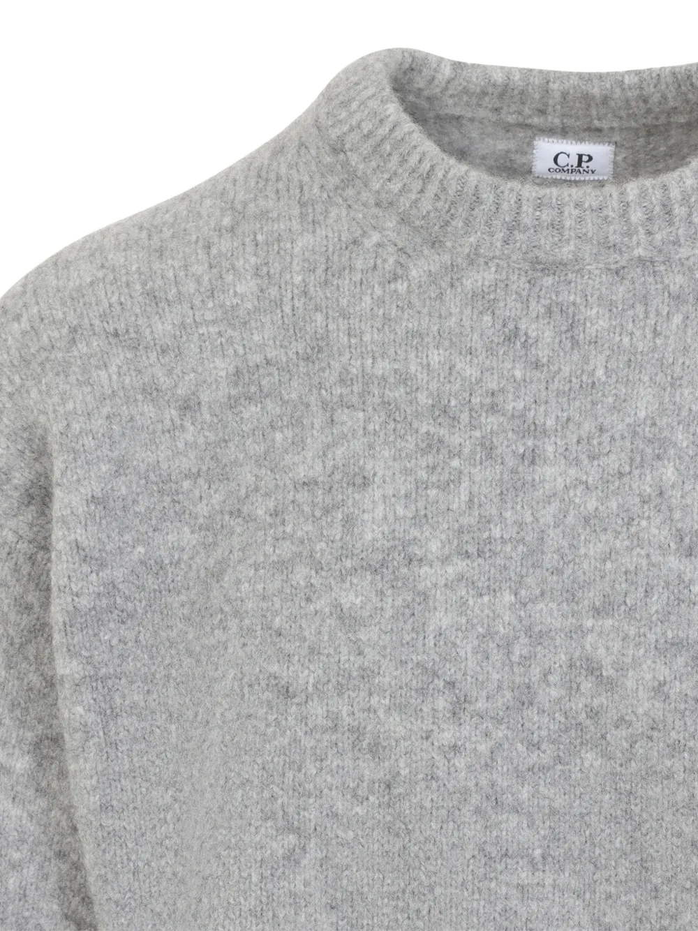 C.P. Company Lens-detail knitted sweater Grijs