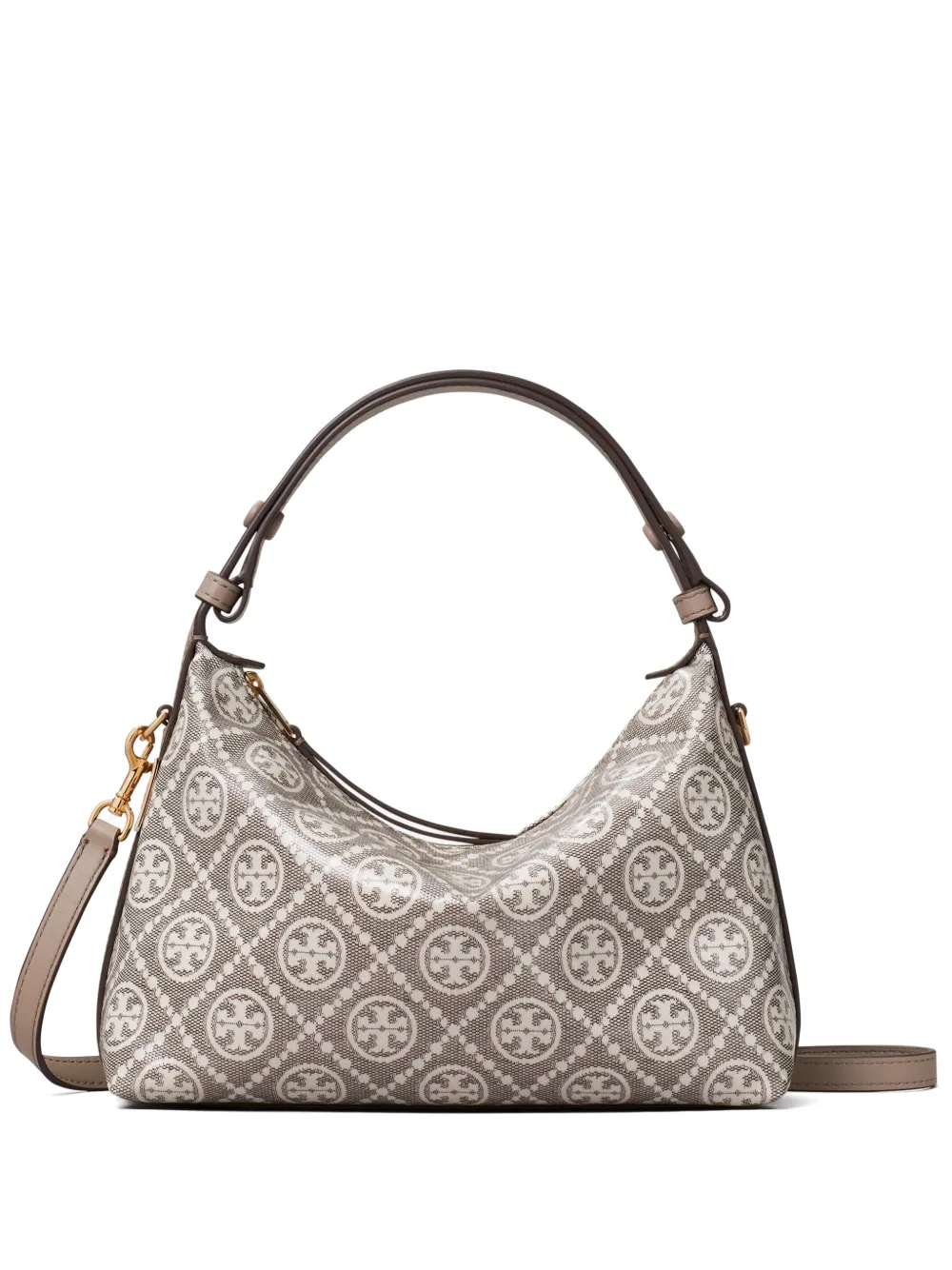 Tory Burch Borsa a spalla T Monogram Mellow - Toni neutri